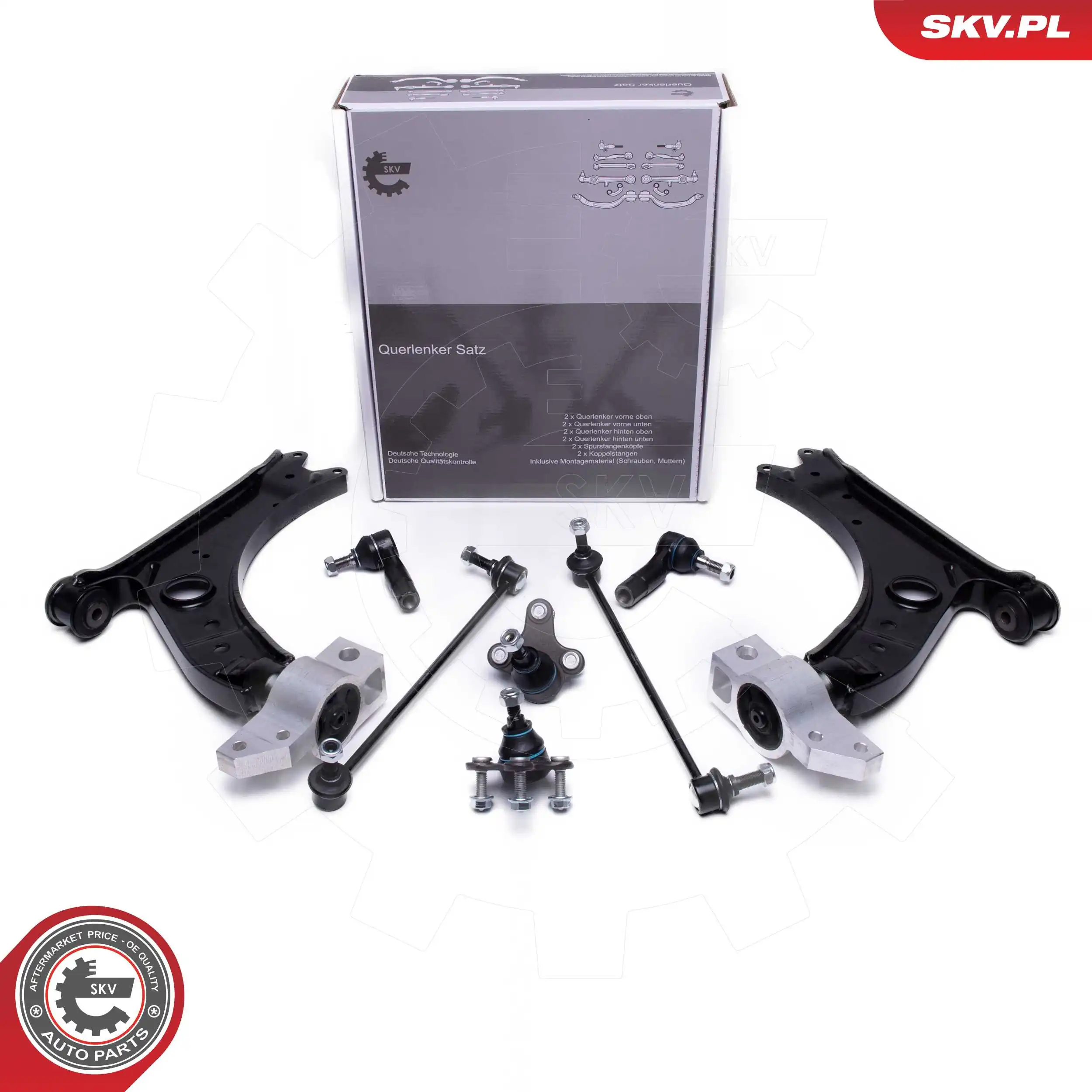Control/Trailing Arm Kit, wheel suspension